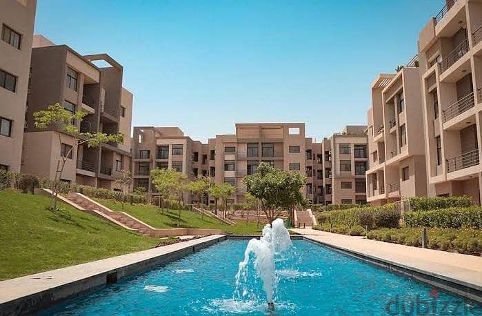 شقة بجاردن للبيع متشطبه ومكيفه ف كمبوند فيفث سكوير fifth square التجمع 0