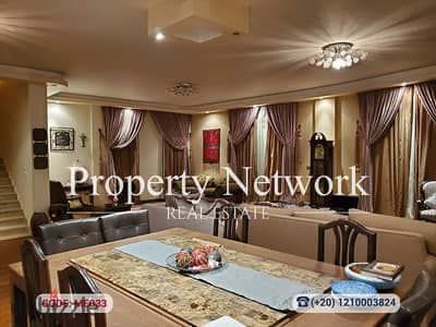 Fully Furnished Standalone Villa for Rent in Maxim Country Club Compound – 5th Settlement, New Cairo, BUA: 480 SQM, Bedrooms: 4, Bathrooms, Furnished.