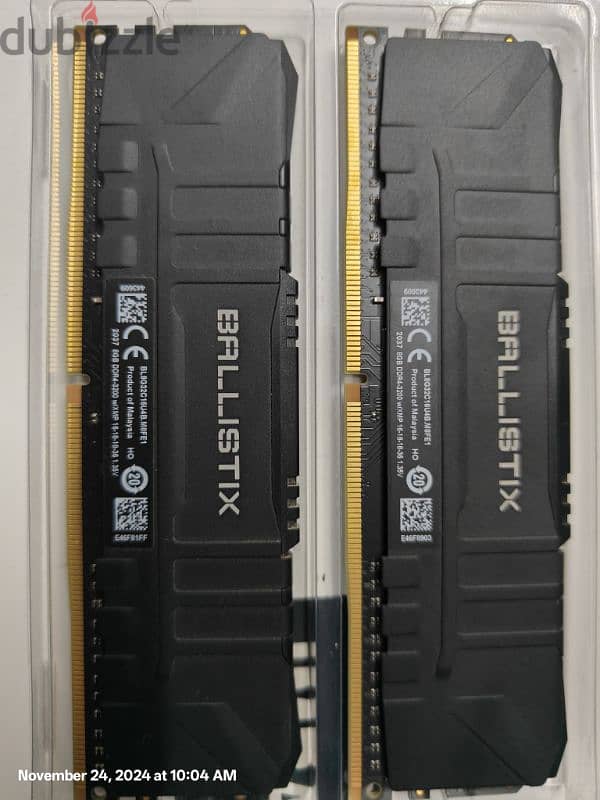 crucial ballistix 8*8gb 3200mhz ddr4 1