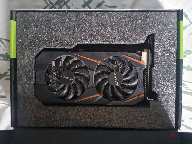 GIGABYTE NVIDEA GeForce GTX 1060 OC 3Gb VRAM 2x Windforce Fans 2