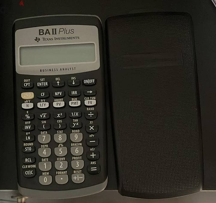 texas instruments ba ii plus 1