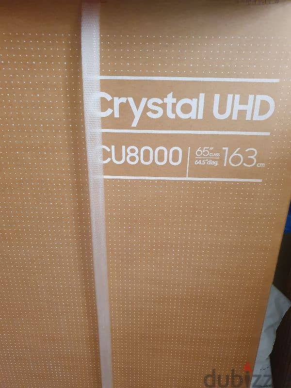 Samsung Crystal UHD 65inch  سمارت سامسونج 65بوصه جديدا تماما 0