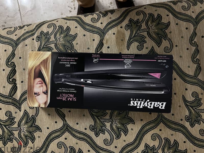 babyliss 2 in 1 hair straightener and curler مكواة شعر بابيليس 9