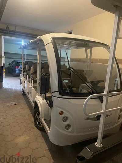 electric bus (golf) اتوبيس كهربائي