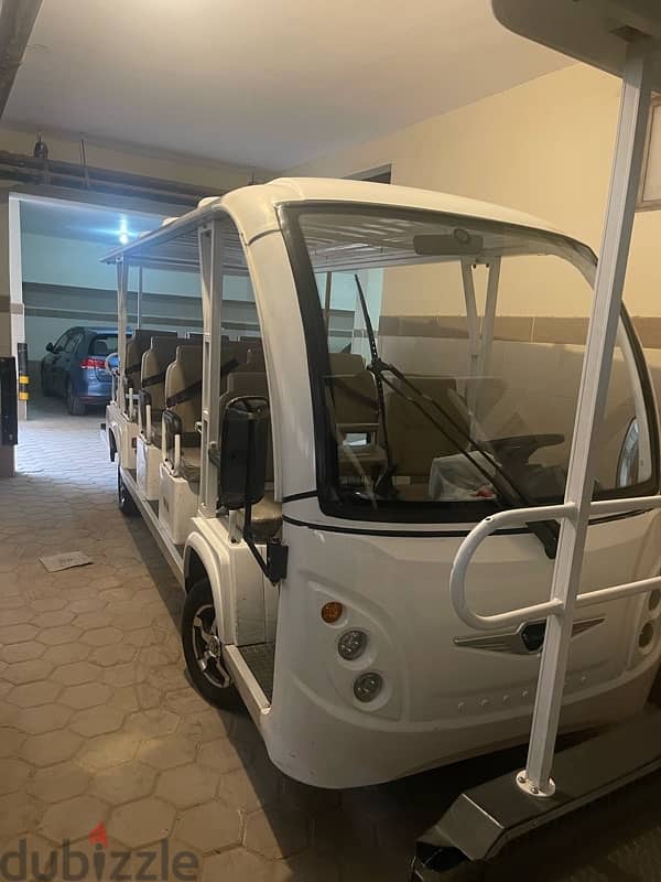 electric bus (golf) اتوبيس كهربائي 0