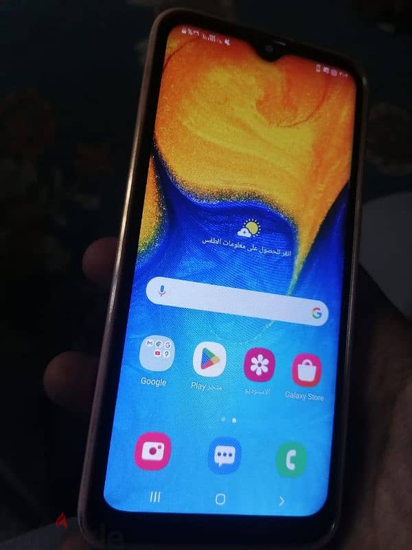 Samsung A20 32/3 مع العلبة والجراب مغير باغه فقط 1