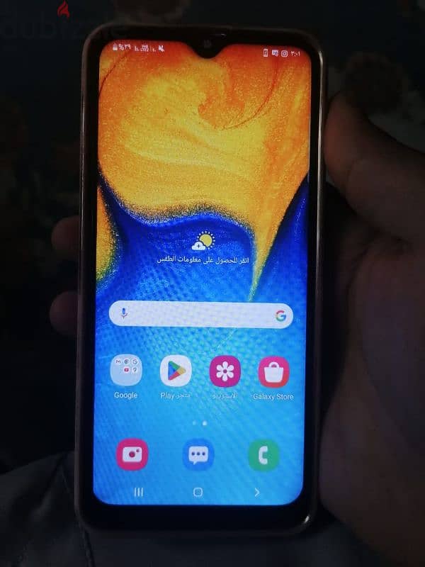 Samsung A20 32/3 مع العلبة والجراب مغير باغه فقط 2