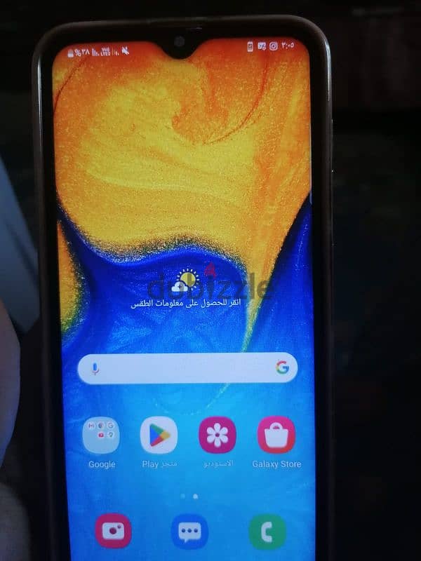 Samsung A20 32/3 مع العلبة والجراب مغير باغه فقط 4