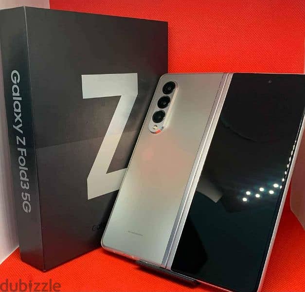 samsung galaxy Z fold 3 265 giga حالته ممتازه معاه كل مشتملاته 1