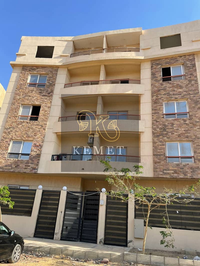 Apartment for sale, ready to move, area 185, view garden, prime location in Al-Andalus, Fifth Settlement 0