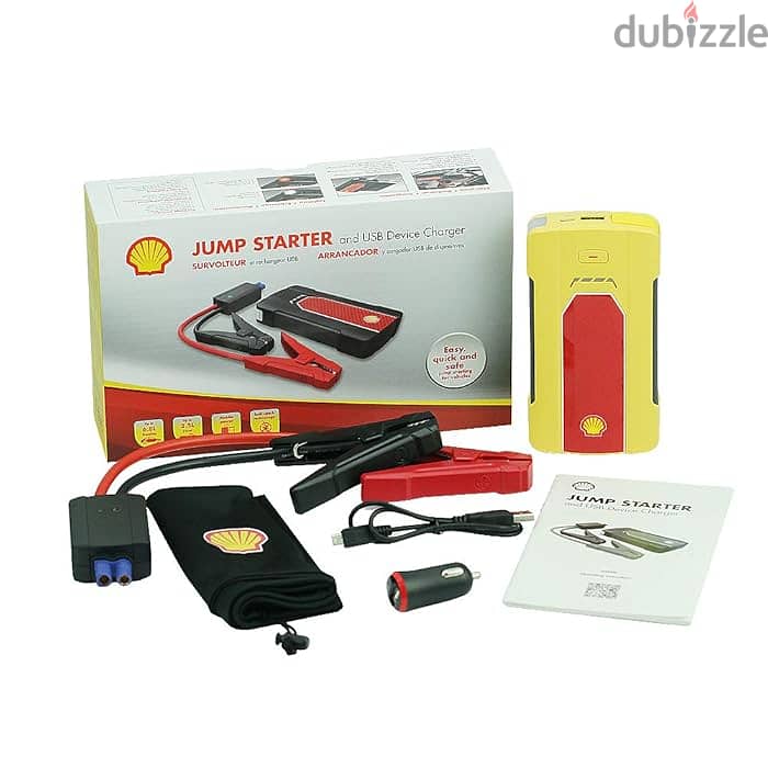 Shell Car Battery Jump Starter بطارية سيارة جامب ستارتر شل لحظية 3