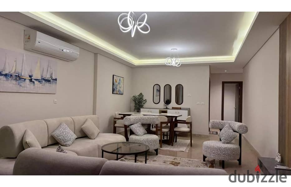 Apartment for rent in Zed West Towers Sheikh Zayed, super lux finishing, fully furnished. 0