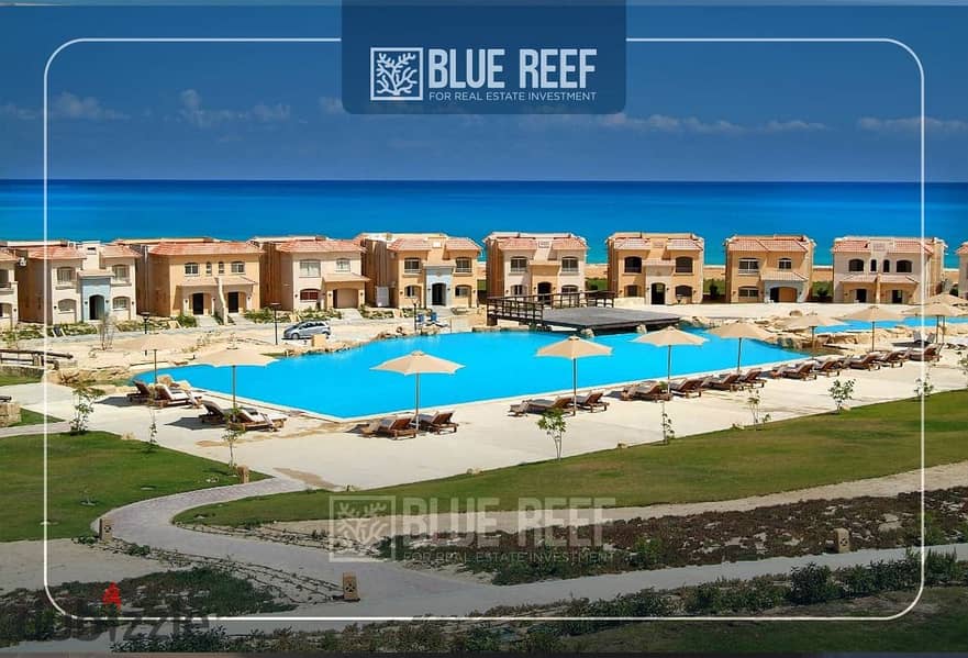 Chalet Sea+Pool View With Lowest Price For Sale In Telal - Ain Sokhna 0