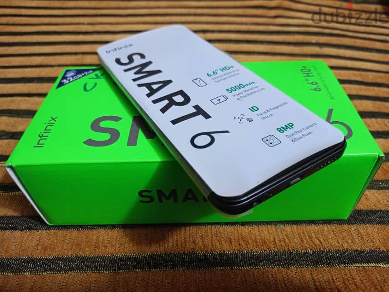 موبایل انفینکس Infinix SMART6 زیرو بكل مشتملاته فتح كرتونه فقط زيرو 1