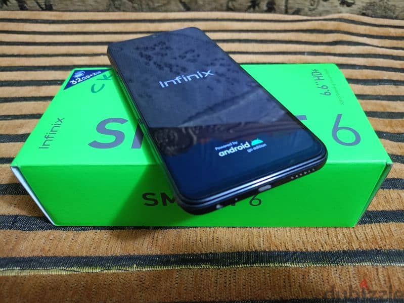 موبایل انفینکس Infinix SMART6 زیرو بكل مشتملاته فتح كرتونه فقط زيرو 17