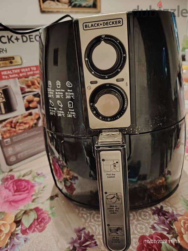 black and decker air fryer 4 liter 0