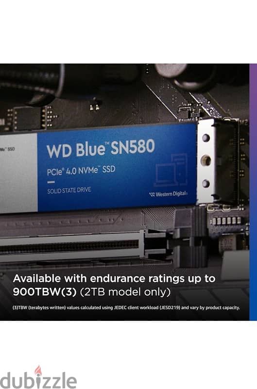 Western Digital SN580 1tb m. 2 ssd للبيع 2