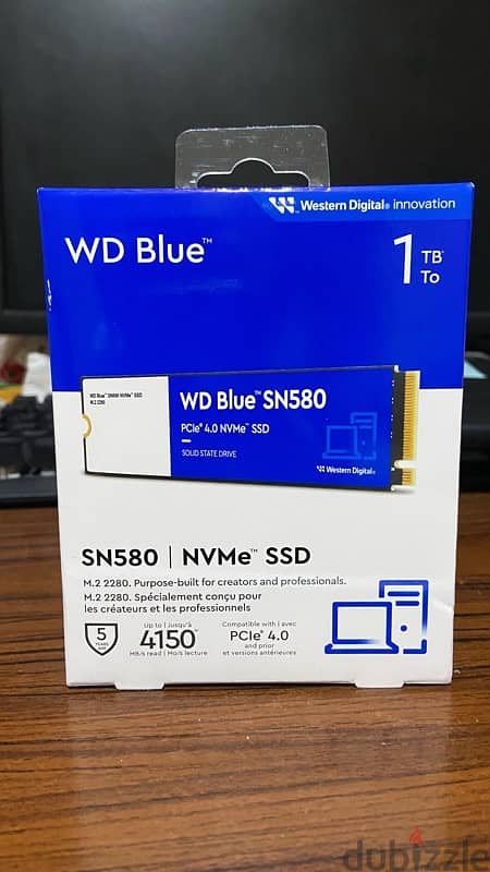 Western Digital SN580 1tb m. 2 ssd للبيع 4