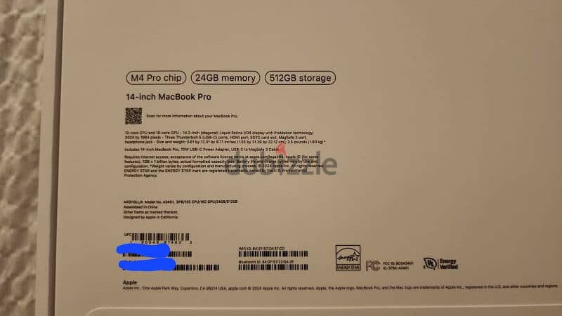 Apple Macbook Pro M4 Pro 2024 0