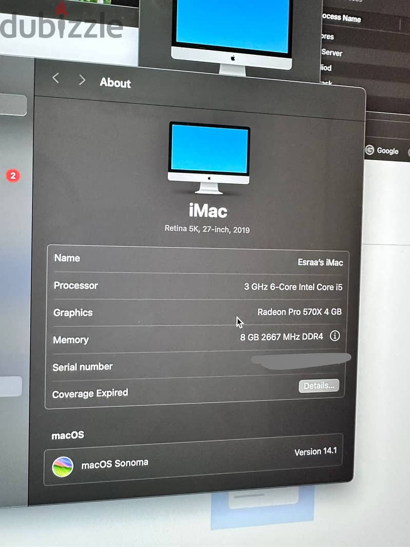 Imac  2019 retina 5k 27-inch 1