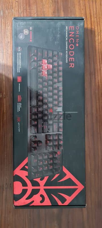 hp omen encoder gaming keyboard brown switch 0