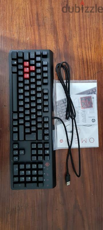 hp omen encoder gaming keyboard brown switch 2