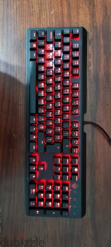 hp omen encoder gaming keyboard brown switch 4