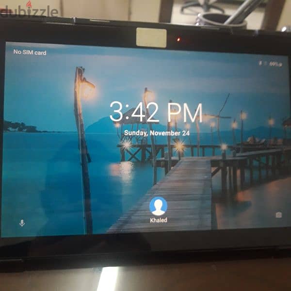 lenovo Tab M10 Black with folding cover  حالة جيدة 0