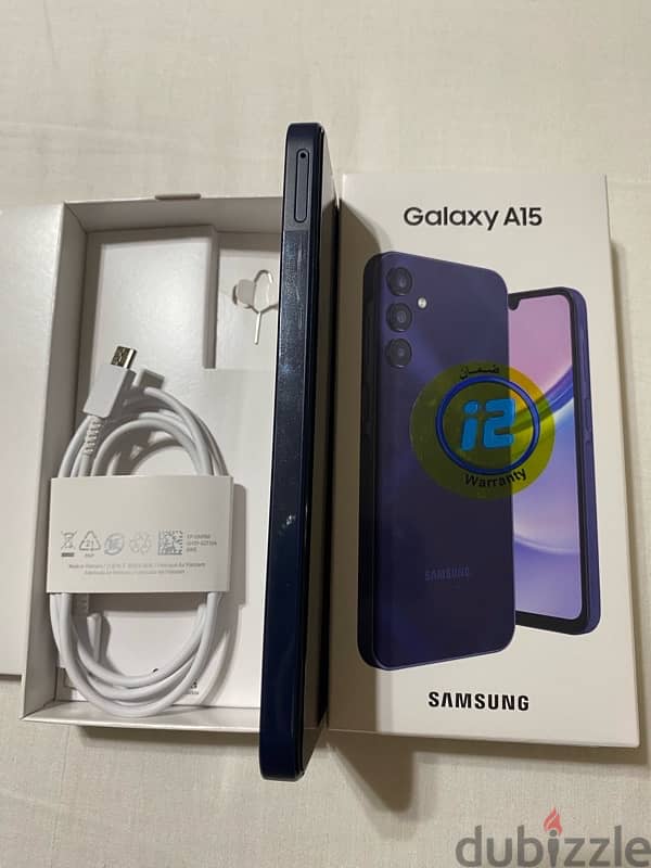 samsung A15 black 6 ram جديد استعمال اقل من شهر 1