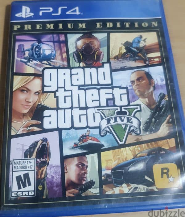 grand theft auto v  premium edition مستعمل زي الجديد 2