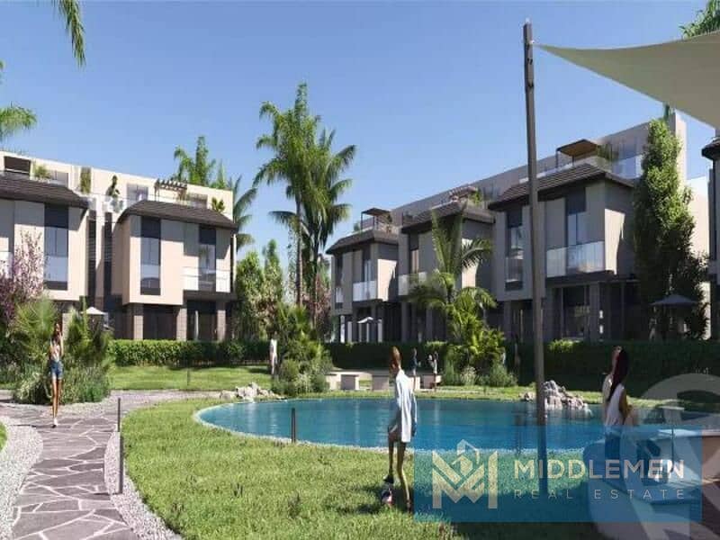 Duplex 310m prime location bahary view landscape lowest price , telal east new cairo 0