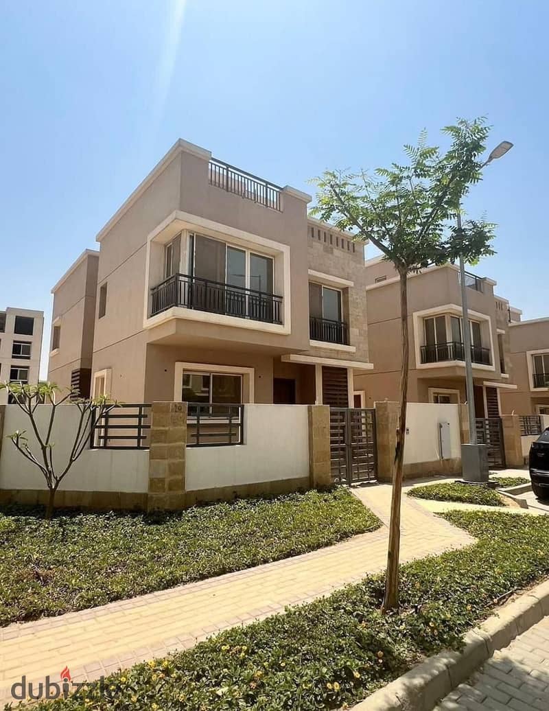 Quattro Villa 143m for sale in front of Cairo Airport on Suez Road in installments 0