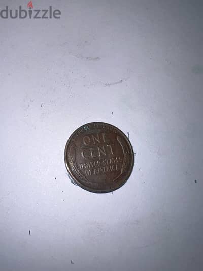 one cent coins- 1942, 1965, 1997, 2006 عملة سنت ١٩٤٢، ١٩٦٥،١٩٩٧، ٢٠٠٦