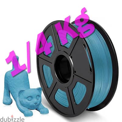 blue grey  1/4 Kg Roll PLA 3D Printer Filament (1.75mm) 1/4 KG Filamen