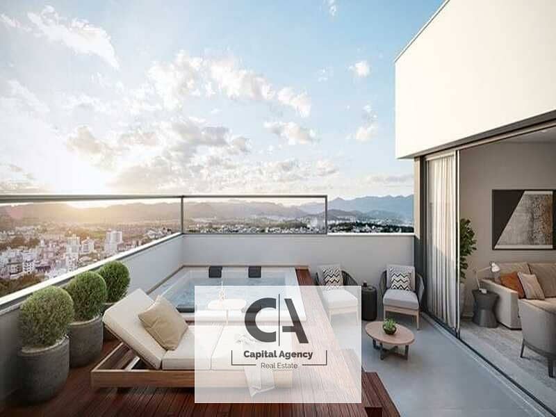 3-bedroom apartment fully finished hotel finishing with air conditioners, in the heart of the Fifth Settlement next to Mivida - 40% cash discount 0