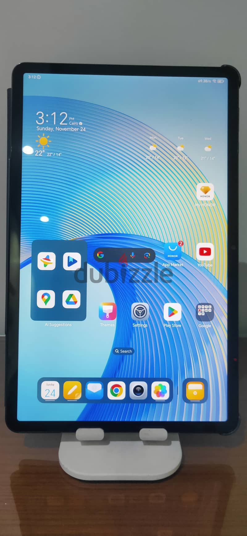 تابلت هونر باد اكس ٩ honor pad x9 كسر زيرو بالضمان مع وثيقة ضمان إضافي 3