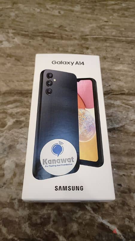 Samsung Galaxy A14 جديد والكرتونة متبرشمة وضمان محلى 0