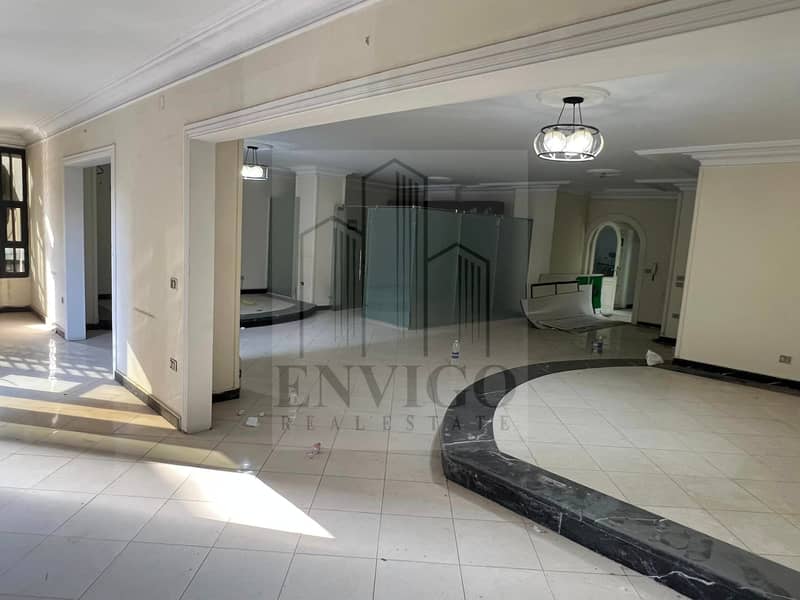 Apartment for rent 280m abbas el-akad super luxe 0