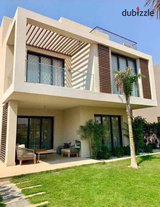 Independent villa for sale, immediate receipt, fully finished, in front of Cairo Airport and the Kempinski Hotel (Taj Sultan Compound), first settleme 0