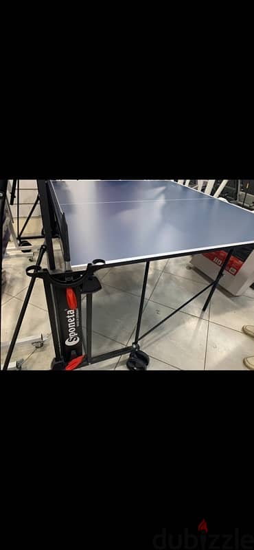 Sponeta ping pong table ( zero use ) جوا الكرتونه