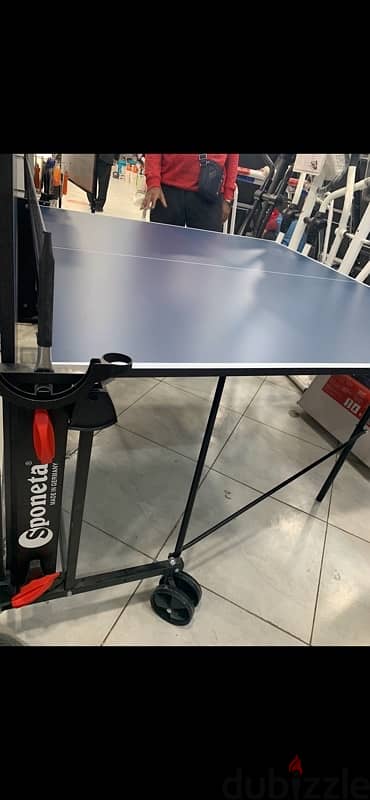 Sponeta ping pong table ( zero use ) جوا الكرتونه 1