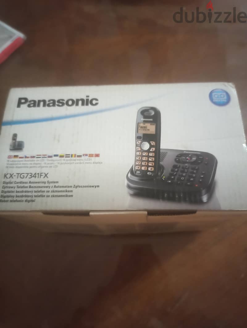 Panasonic Digital Cordless Answering System,هاتف ارضي لاسلكي 2