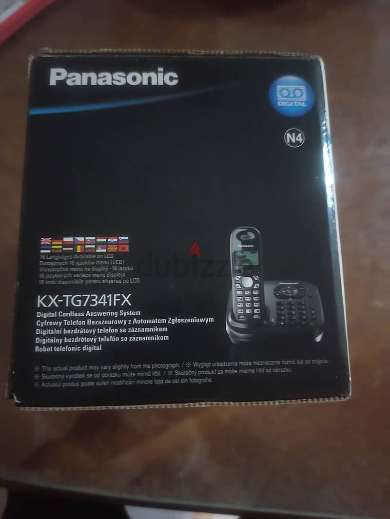 Panasonic Digital Cordless Answering System,هاتف ارضي لاسلكي 4