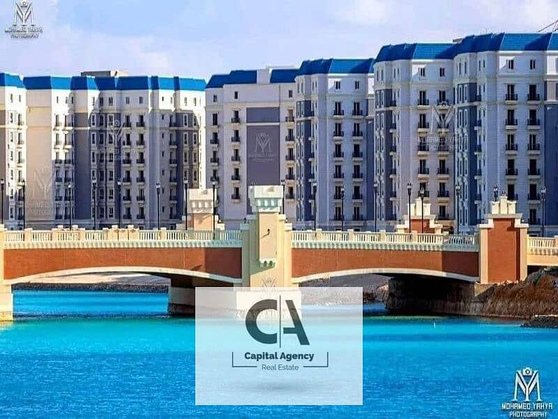 With only 5% down payment, own your apartment in New Alamein Towers, with a view directly on the sea Latin Quarter | Ready To Move , fully finished 0