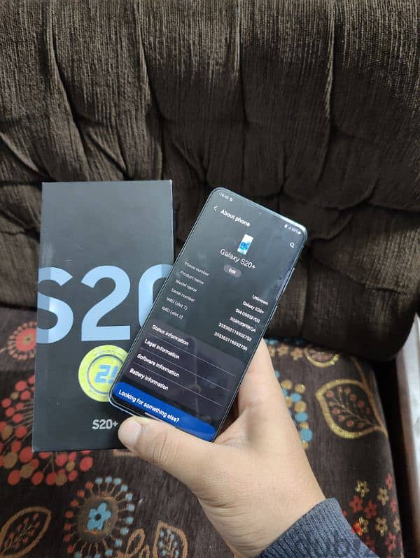 Samsung S20 plus 128/8 كسر الزيرو ب العلبه فقط حاله ممتازه السعر نهائي 1