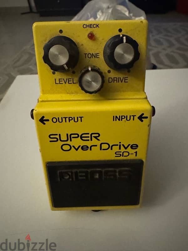 BOSS Super over-drive SD-1 guitar pedal 1