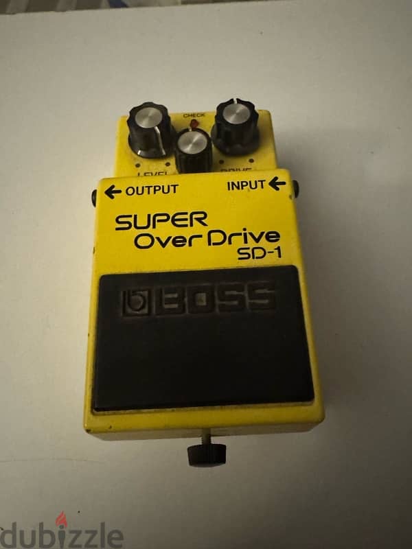 BOSS Super over-drive SD-1 guitar pedal 2