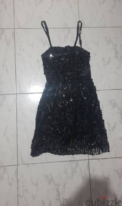 Black soiree dress