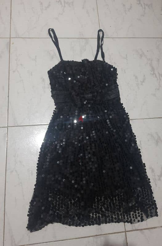 Black soiree dress 1