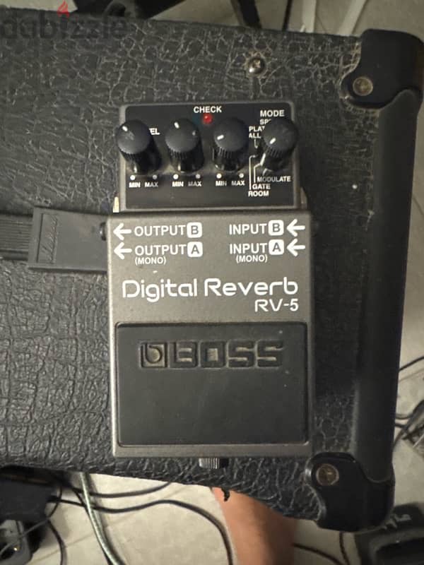 Boss RV-5 digital reverb effects pedal 0